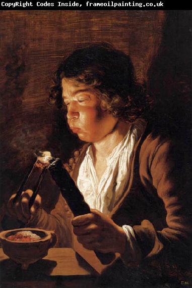 Jan lievens Fire and Childhood